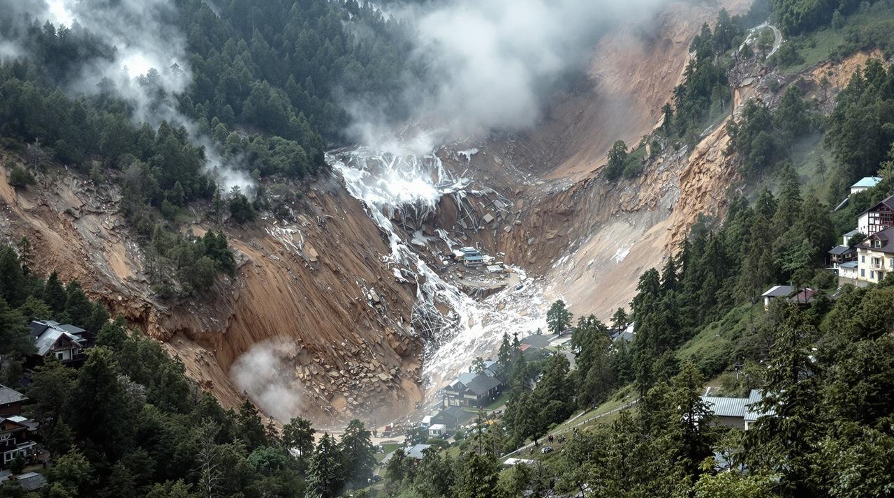 某地发生山体滑坡,多栋民房被掩埋,救援工作紧急展开